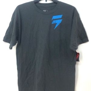 Shift Men's Racing Big Bolt SS Gray T-Shirt Sz M